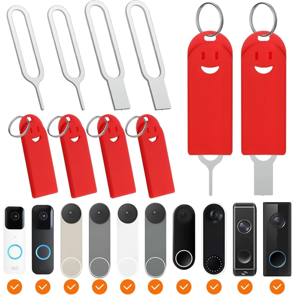 4Pack Doorbell Key for Blink Replacement Doorbell Key